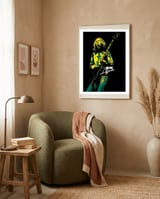 Duane Allman American Rock and Blues Guitarist 2 framed in a tender room thumbnail
