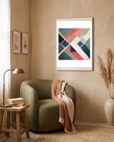 Geometric Plots 03 framed in a tender room thumbnail