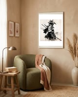 Samurai 01 framed in a tender room thumbnail
