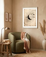 Back To The Moon 016 framed in a tender room thumbnail