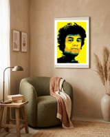 Mike Bloomfield American Blues Guitarist 2 framed in a tender room thumbnail