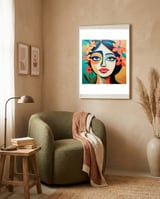 Earth Women 04 framed in a tender room thumbnail
