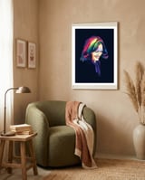 Kamala 2024 framed in a tender room thumbnail