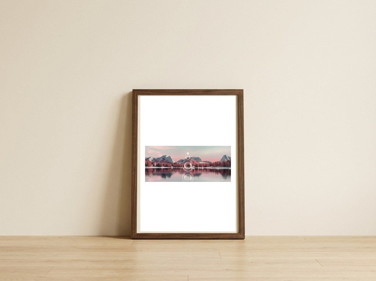 the-mountains-1 — framed, leaning against the wall