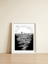 Abandoned To The Sun — framed, leaning against the wall thumbnail