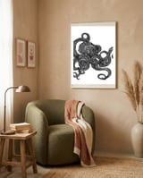 Barnacle Octopus framed in a tender room thumbnail