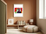 Marilyn Monroe And James Dean Pop Art WPAP framed in a gentle room thumbnail