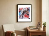 Basquiat Style framed in a focused room thumbnail