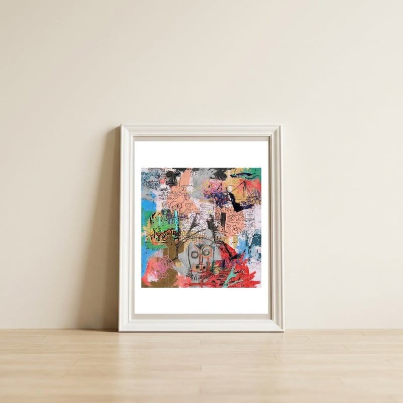 One Hundred Percent — framed, leaning against the wall