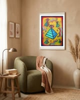 Piramides Ojos Y Cometas framed in a tender room thumbnail