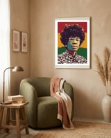 Shirley Chisholm framed in a tender room thumbnail