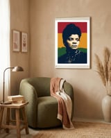 Ida B. Wells Black History Activist framed in a tender room thumbnail