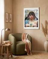 Halo framed in a tender room thumbnail
