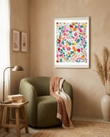 Fruity  pattern framed in a tender room thumbnail