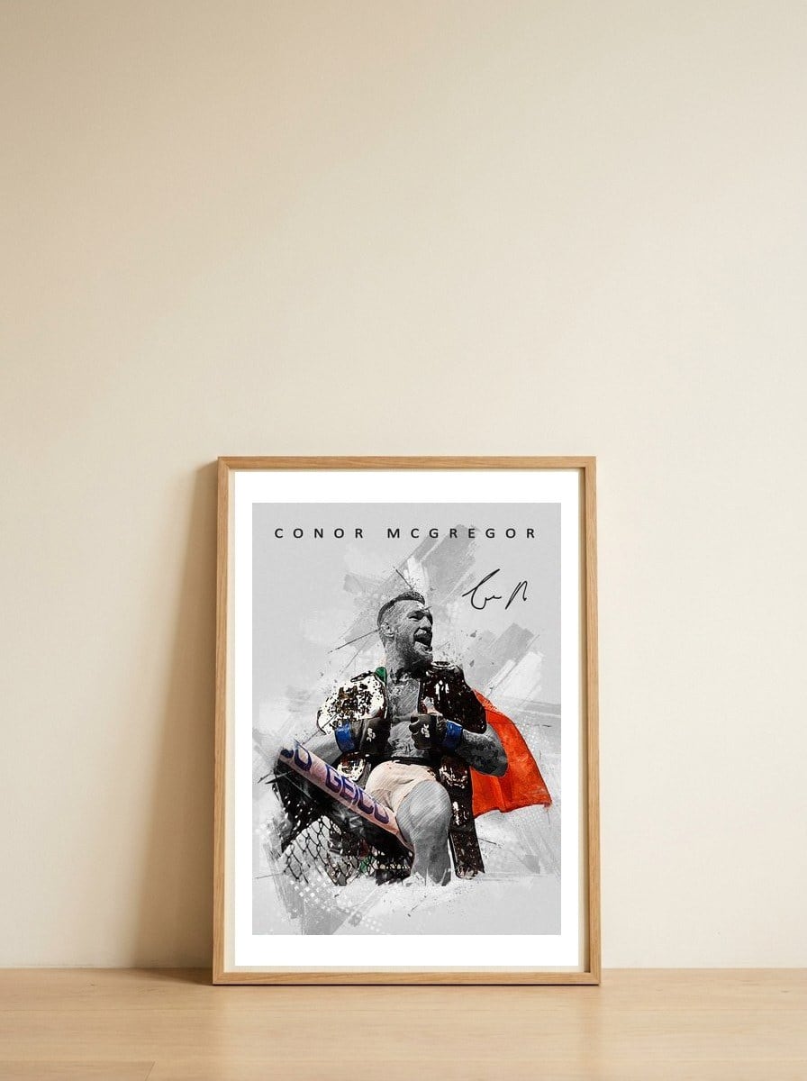 conor-mcgregor-1 — framed, leaning against the wall