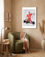 carlos-sainz framed in a tender room thumbnail