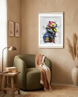 Sergio Perez framed in a tender room thumbnail