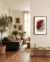 portland-trail-blazers framed in a grounding room thumbnail