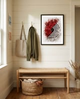 portland-trail-blazers framed in a relaxed room thumbnail