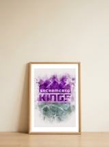 sacramento-kings — framed, leaning against the wall thumbnail