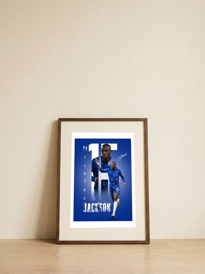 nicolas-jackson — framed, leaning against the wall