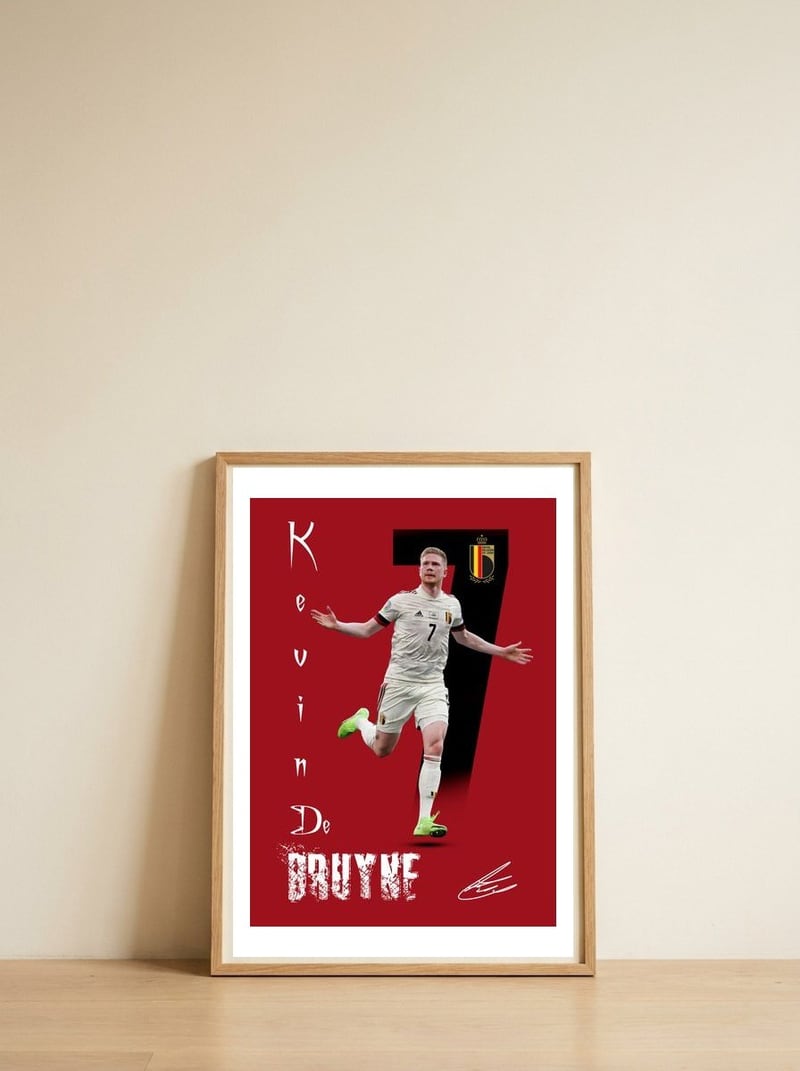 kevin-de-bruyne — framed, leaning against the wall