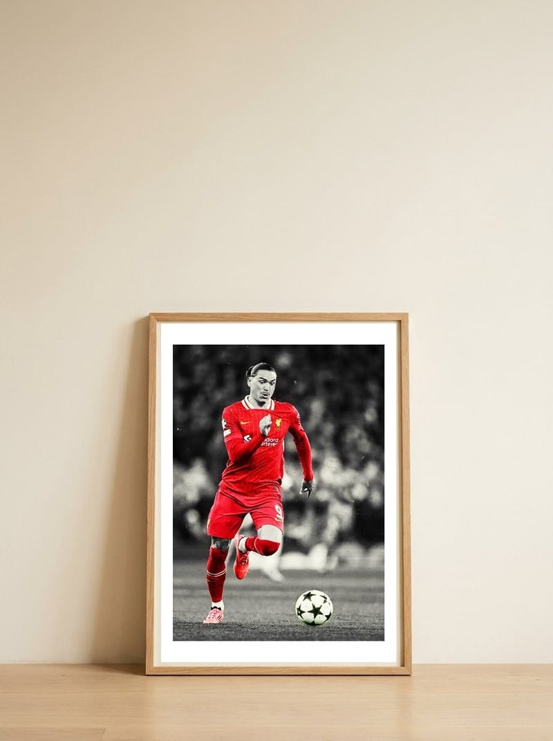 darwin-nunez — framed, leaning against the wall