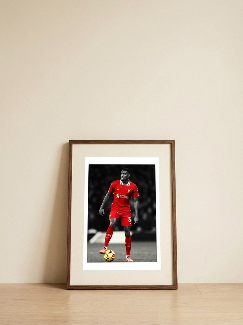 ryan-gravenberch — framed, leaning against the wall