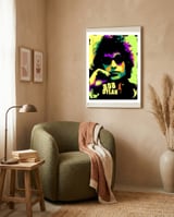 bob-dylan-american-singer-3 framed in a tender room thumbnail