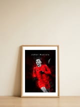 jamal-musiala-portrait — framed, leaning against the wall thumbnail