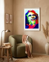 Tom Araya Slayer Thrashmetal WPAP Trending Now framed in a tender room thumbnail