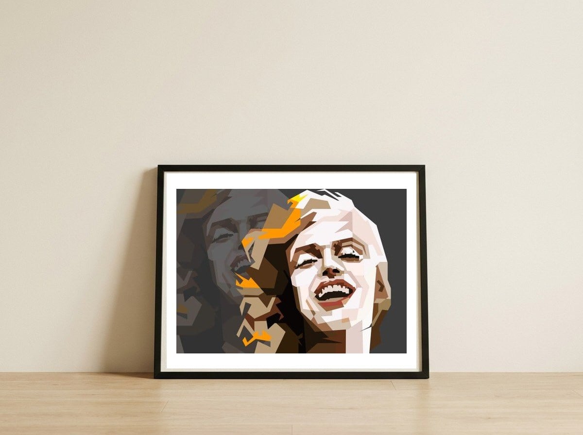 Marilyn Monroe Most Beauty Trending Now  — framed, leaning against the wall