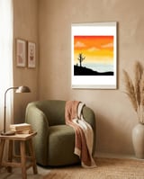 Resilience at Dusk framed in a tender room thumbnail