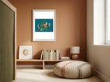 Friendly squirrels framed in a gentle room thumbnail
