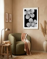 Blossom lines framed in a tender room thumbnail
