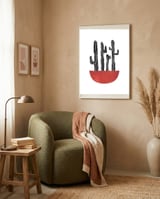 Cactus I framed in a tender room thumbnail