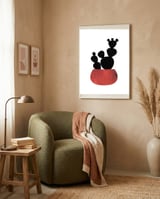Cactus II framed in a tender room thumbnail