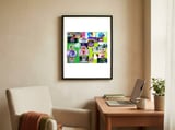 Digital Earth Day Collage Inversed In Paint Back Ward Colour Manipulation framed in a focused room thumbnail
