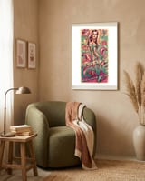 Super Duper framed in a tender room thumbnail