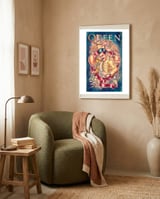 Don't Stop Queen Now framed in a tender room thumbnail
