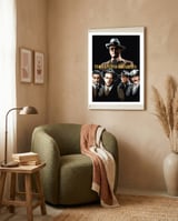 The Untouchables Movies Retro Illustration Trending Now framed in a tender room thumbnail