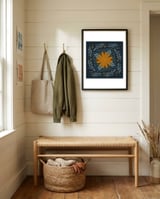 circular-flowers-2 framed in a relaxed room thumbnail