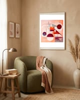 Enigmatic Sunset 04 framed in a tender room thumbnail