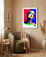 Charlotte Le Bon French Actress WPAP Trending Now framed in a tender room thumbnail