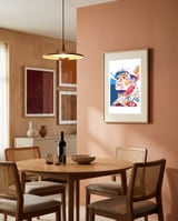 Declan Rice pop art portrait framed in a intimate room thumbnail