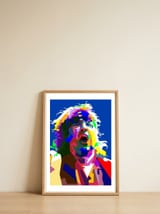 Adrian Smith Heavy Metal Musician Trending Now   	 — framed, leaning against the wall thumbnail