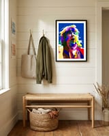 Adrian Smith Heavy Metal Musician Trending Now   	 framed in a relaxed room thumbnail