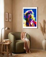 Adrian Smith Heavy Metal Musician Trending Now   	 framed in a tender room thumbnail