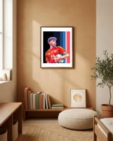 Lamine Yamal pop art framed in a gentle room thumbnail