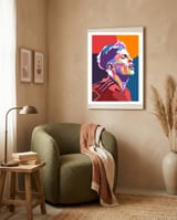 Alejandro Garnacho art framed in a tender room thumbnail